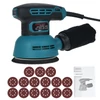Kép 1/8 - 5 hüvelykes véletlenszerű orbitális csiszoló 15 db csiszolópapírral, 12000 ford./perc