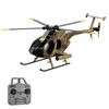 Kép 1/12 - COOLBANK C189 2.4G 4CH UAV 1:28 RTF távirányítós helikopter - Terepszínú, 1 akkumulátor