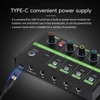 Kép 11/15 - K4 4 csatornás audiokeverő, alacsony zajszintű mono sztereó vonalkeverő vezetékes mikrofonokhoz, elektronikus zongorákhoz, számítógépekhez, gitárokhoz és elektronikus dobokhoz