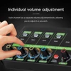 Kép 12/15 - K4 4 csatornás audiokeverő, alacsony zajszintű mono sztereó vonalkeverő vezetékes mikrofonokhoz, elektronikus zongorákhoz, számítógépekhez, gitárokhoz és elektronikus dobokhoz