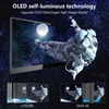 Kép 5/18 - 15,6 hüvelykes hordozható monitor UHD 4K OLED külső kijelzővel bővített monitor - érintőképernyő