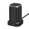 Kép 2/8 - T12 toronycsatlakozós tápegység, 12 aljzat, 3 USB-port, 1 Type-C port, kiváló túlfeszültség-védelem és helytakarékos kialakítás