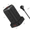 Kép 4/8 - T12 toronycsatlakozós tápegység, 12 aljzat, 3 USB-port, 1 Type-C port, kiváló túlfeszültség-védelem és helytakarékos kialakítás