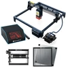 Kép 1/20 - SCULPFUN S30 Pro Max 20 W-os lézergravírozó automatikus levegő-rásegítő rendszerrel, forgóhengerrel és B1 védőburkolattal és 400x400 mm-es méhsejt munkaasztallal