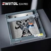 Kép 4/20 - Swiitol E24 Pro 24W integrált szerkezetű lézergravírozó 400x400 mm-es méhsejt munkaasztallal és R3 Pro hengerrel és CR1 vezérlőterminállal és levegősegéd készlettel