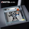 Kép 8/20 - Swiitol E6 Pro 6 W integrált szerkezetű lézergravírozó 400x400 mm-es méhsejt munkaasztallal és 4 az 1-ben Y-tengelyes forgóhengerrel, valamint 8 db magasított lábpárnával és légsegéd készlettel