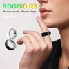 Kép 9/19 - Rogbid R8 Smart Fitness nyomkövető gyűrű, Többféle sportmód Android, iOS rendszerrel - Fehér, 16mm