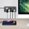Kép 8/8 - EL-08 dugaszoló elosztó túlfeszültségvédő 8 kimenettel és 4 USB porttal, 1700J, 2000W/10A, ETL listás, tűzálló, túlterhelés elleni védelem, otthoni irodai garázshoz - Fehér