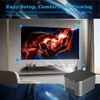 Kép 4/16 - FHD 1080P 350 Lumen 4K projektor, üzleti, irodai, kollégiumi