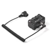 Kép 4/6 - Kétoldalas NP-F550/570/770/970 dummy akkumulátoros tápadapter 5-12V Type-C kimenetű, rugalmas rugós kábellel – D-Tap-ról DC-re