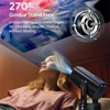 Kép 3/20 - SkyEcho FreeONE Pro 1080P mini projektor, 4K videó projektor újratölthető elemmel