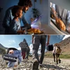 Kép 8/20 - SkyEcho FreeONE Pro 1080P mini projektor, 4K videó projektor újratölthető elemmel