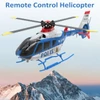 Kép 9/9 - RC ERA C123 2.4G 6CH 6 tengelyes giroszkópos távirányítós helikopter - Kék, 1 akkumulátor