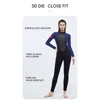 Kép 12/19 - DIVE&SAIL teljes testű búvárruha 3 mm-es hosszú ujjú, vastagított melegséggel búvárkodáshoz - Férfi, L méret