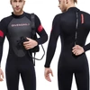 Kép 16/19 - DIVE&SAIL teljes testű búvárruha 3 mm-es hosszú ujjú, vastagított melegséggel búvárkodáshoz - Férfi, 2XL méret