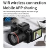 Kép 12/14 - 4K WiFi digitális videokamera 2,2 hüvelykes forgatható képernyővel
