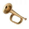 Kép 1/8 - B lapos bugle hívó trombita sárgaréz lovassági kürt szájrésszel