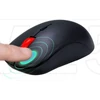 Kép 2/13 - Lenovo M25 Ergonomikus vezeték nélküli egér 2.4G csatlakozással Win10 és MacOS rendszerhez - Fekete