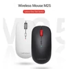Kép 5/13 - Lenovo M25 Ergonomikus vezeték nélküli egér 2.4G csatlakozással Win10 és MacOS rendszerhez - Fekete