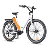 Kép 1/18 - ENGWE P275 ST 27,5 hüvelykes gumi, hosszú távú városi kerékpár, 250 W-os középhajtású motor - Fehér és narancs