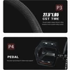 Kép 3/20 - RANDRIDE Y90BL elektromos kerékpár 27,5 hüvelykes gumiabronccsal, 500 W-os motor - Fekete