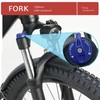 Kép 8/20 - RANDRIDE Y90BL elektromos kerékpár 27,5 hüvelykes gumiabronccsal, 500 W-os motor - Fekete