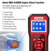 Kép 7/10 - KONNWEI KW850 OBDII szkenner automatikus kódolvasó diagnosztikai ellenőrzése - Piros