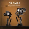 Kép 4/19 - Zhiyun Crane 4 Combo kézi 3 tengelyes kamera stabilizátor