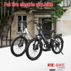 Kép 2/19 - SAMEBIKE RS-A01 elektromos kerékpár, 26*3,0 hüvelykes, zsíros gumiabroncs, 500 W, 90-100 km-es hatótáv - Fehér