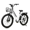 Kép 16/19 - SAMEBIKE RS-A01 elektromos kerékpár, 26*3,0 hüvelykes, zsíros gumiabroncs, 500 W, 90-100 km-es hatótáv - Fehér