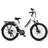 Kép 17/19 - SAMEBIKE RS-A01 elektromos kerékpár, 26*3,0 hüvelykes, zsíros gumiabroncs, 500 W, 90-100 km-es hatótáv - Fehér