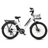 Kép 1/19 - SAMEBIKE RS-A01 elektromos kerékpár, 26*3,0 hüvelykes, zsíros gumiabroncs, 500 W, 90-100 km-es hatótáv - Fehér