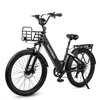 Kép 16/18 - SAMEBIKE RS-A01 elektromos kerékpár, 26*3,0 hüvelykes, zsíros gumiabroncs, 500 W, 90-100 km-es hatótáv - Fekete