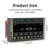 Kép 2/8 - 7 hüvelykes autós sztereó BT MP5 lejátszó, FM/AM rádióvevő Carplays/Android Auto funkcióval
