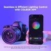 Kép 12/12 - COLBOR W100R zsebes RGB videolámpa 100 W fényképezési LED-es kitöltőlámpa