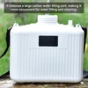Kép 6/11 - Válltípus, elektromos kertészeti sprinkler, kerti növények öntözőkészülék - Fehér