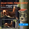 Kép 5/18 - Napenergia 1080p, 16MP, éjjellátó infravörös vadászkamera 2,0 hüvelykes kijelzővel, IP66