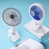 Kép 7/14 - Hordozható elektromos, többfunkciós rögzíthető ventilátor – szabályozható éjszakai lámpa nélkül