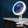 Kép 5/17 - Hordozható elektromos, többfunkciós rögzíthető ventilátor – szabályozható éjszakai lámpával