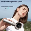 Kép 5/10 - Hordozható kézi mini ventilátor, 1-199 sebességfokozattal, digitális kijelzővel - Szürke