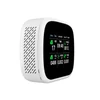 Kép 6/13 - Tuya WiFi 10 az 1-ben levegőminőség-érzékelő, háztartási hordozható AQI PM2.5 PM1.0 PM10 CO2 TVOC HCHO teszter - Fekete