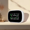 Kép 7/13 - Tuya WiFi 10 az 1-ben levegőminőség-érzékelő, háztartási hordozható AQI PM2.5 PM1.0 PM10 CO2 TVOC HCHO teszter - Fekete