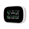 Kép 1/13 - Tuya WiFi 10 az 1-ben levegőminőség-érzékelő, háztartási hordozható AQI PM2.5 PM1.0 PM10 CO2 TVOC HCHO teszter - Fekete
