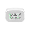Kép 4/19 - Tuya WiFi 10 az 1-ben levegőminőség-érzékelő, háztartási hordozható AQI PM2.5 PM1.0 PM10 CO2 TVOC HCHO teszter - Fehér