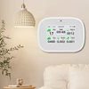 Kép 9/19 - Tuya WiFi 10 az 1-ben levegőminőség-érzékelő, háztartási hordozható AQI PM2.5 PM1.0 PM10 CO2 TVOC HCHO teszter - Fehér