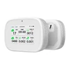 Kép 17/19 - Tuya WiFi 10 az 1-ben levegőminőség-érzékelő, háztartási hordozható AQI PM2.5 PM1.0 PM10 CO2 TVOC HCHO teszter - Fehér