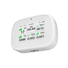 Kép 18/19 - Tuya WiFi 10 az 1-ben levegőminőség-érzékelő, háztartási hordozható AQI PM2.5 PM1.0 PM10 CO2 TVOC HCHO teszter - Fehér