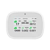 Kép 19/19 - Tuya WiFi 10 az 1-ben levegőminőség-érzékelő, háztartási hordozható AQI PM2.5 PM1.0 PM10 CO2 TVOC HCHO teszter - Fehér