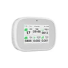 Kép 1/19 - Tuya WiFi 10 az 1-ben levegőminőség-érzékelő, háztartási hordozható AQI PM2.5 PM1.0 PM10 CO2 TVOC HCHO teszter - Fehér
