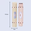 Kép 7/8 - Kétfejű elektromos borotva, ajakhajra hónalj hajborotva - Pink